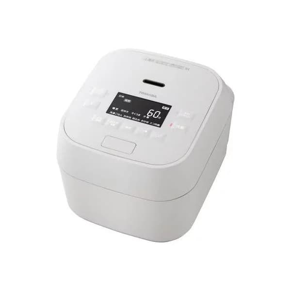 【4/5までポイント2倍】東芝 TOSHIBA 真空圧力IH炊飯器  炎匠炊き 5.5合炊き グランホワイト  RC-10MGX-W