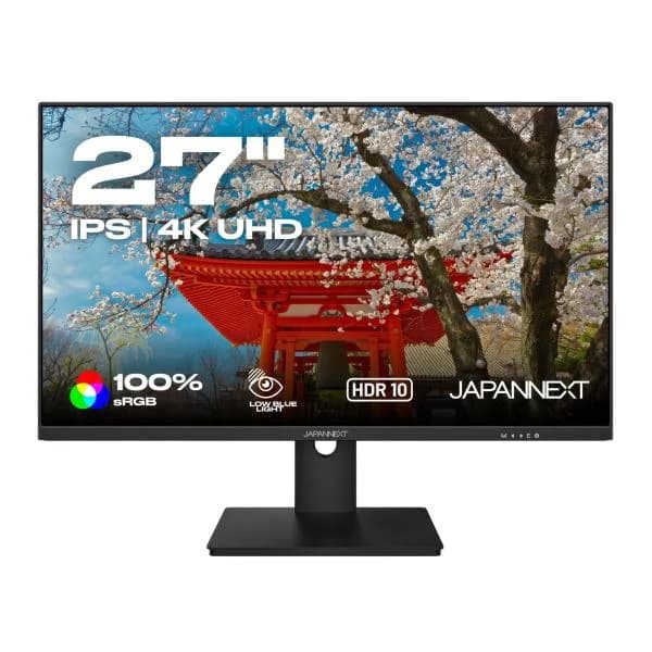 JAPANNEXT 27インチ 4K(3840×2160) 解像度 液晶モニター JN-IPS2707UHDR PBP/PIP対応 sRGB 100%