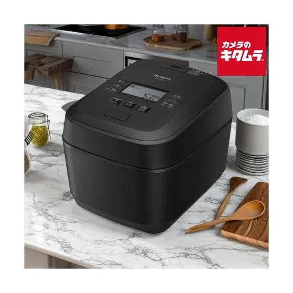 正規販売店 日立 圧力&amp;スチーム IHジャー炊飯器 ふっくら御膳 RZ-V100HM K フロストブラック [5.5合炊き] HITACHI  新生活 プレゼント