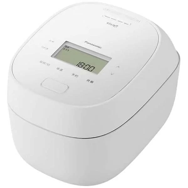 パナソニック Panasonic 炊飯器 5.5合 おどり炊き 可変圧力IHジャー ダイヤモンド竈（かまど）釜 ホワイト SR-N510E-W