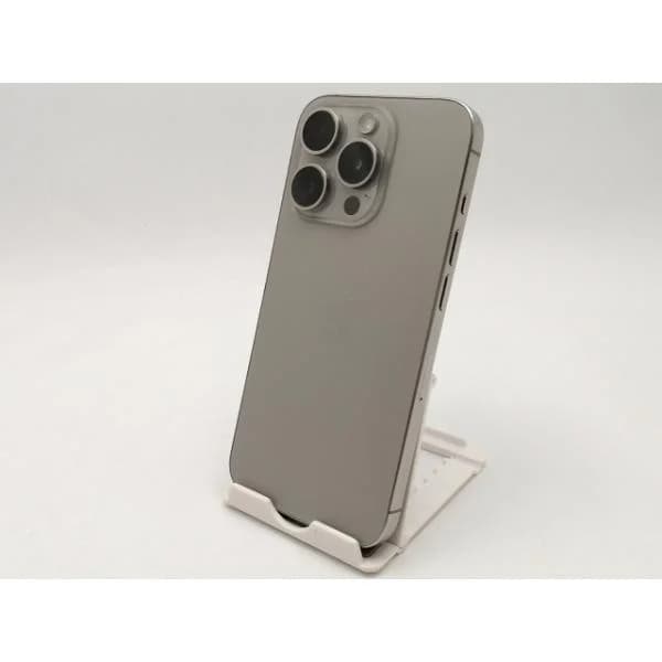 【中古】Apple 国内版 【SIMフリー】 iPhone 15 Pro 256GB ナチュラルチタニウム MTUF3J/A【ECセンター】保証期間１ヶ月【ランクC】