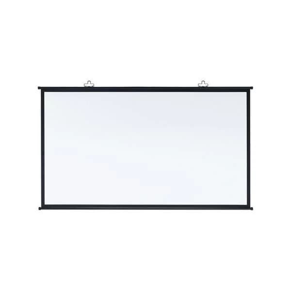 プロジェクタースクリーン 壁掛け式 アスペクト比16:9 90型相当 フルHD対応 プレゼン 家庭用（PRS-KBHD90）