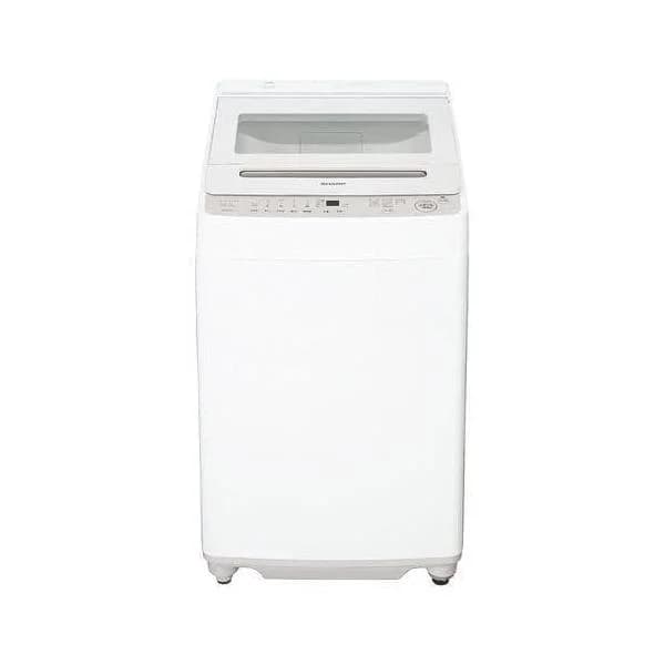シャープ ESYGV10K インバーター洗濯機 上開き 洗濯10kg 乾燥機能無 ステンレス穴なし槽 ヤマダオリジナルモデル ホワイト系【DD】