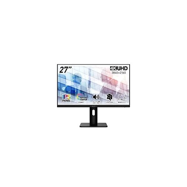 MSI(エムエスアイ) PCモニター   PRO MP273UP E6 ［27型 /4K(3840×2160） /ワイド /60Hz］