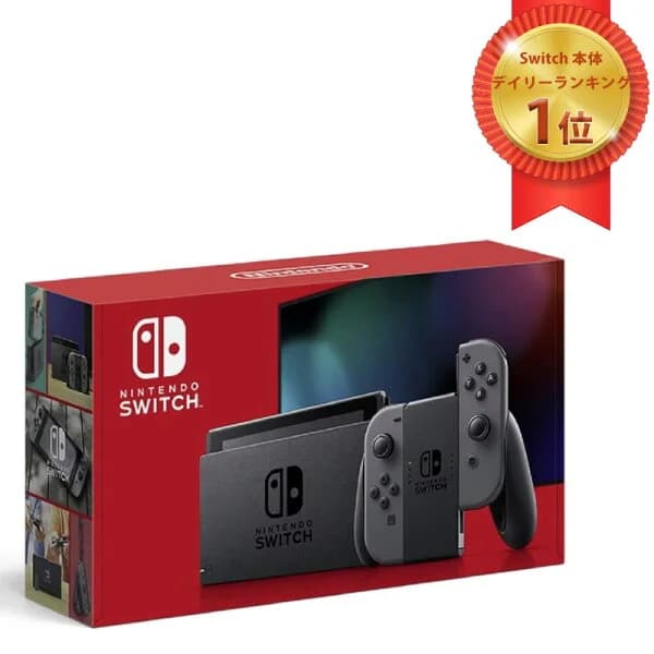 任天堂 ニンテンドー スイッチ Nintendo Switch 本体 Joy-Con L / R グレー 2019年8月発売モデル(バッテリー強化版)【ラッピング対応可】 R-LOGI