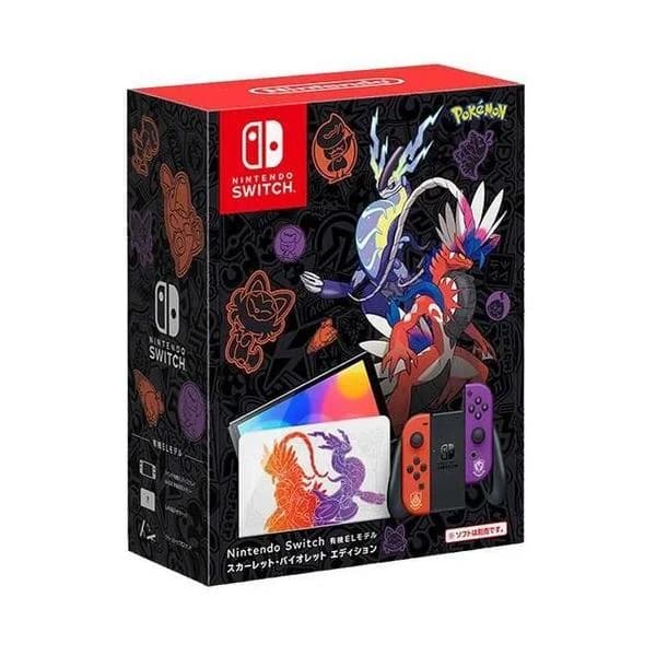 【訳あり】Nintendo Switch 本体(有機ELモデル) スカーレット・バイオレットエディション ポケットモンスター  【ラッピング対応可】