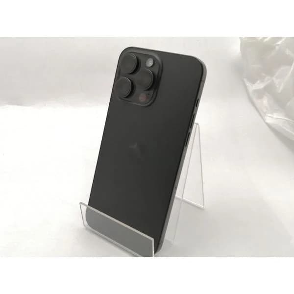 【中古】Apple 国内版 【SIMフリー】 iPhone 15 Pro Max 256GB ブラックチタニウム MU6P3J/A【ECセンター】保証期間１ヶ月【ランクA】