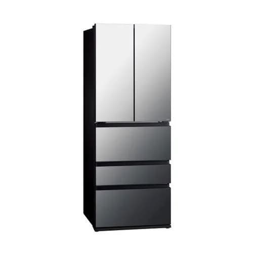 【納期約3週間】【配送設置商品】アクア　AQUA 冷蔵庫 506L 観音開き 5ドア 幅70cm 天面大型LEDパネル照明 間接冷却チルド 見える野菜室 AQR-TX51A(X) ブラック系　AQRTX51A「500L〜」