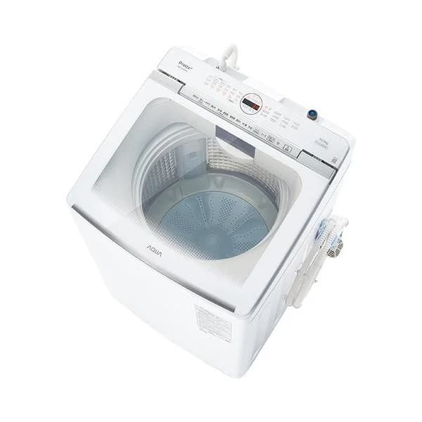 AQUA AQW-VX10A(W) 全自動洗濯機 上開き 洗濯10kg 乾燥3.5kg 簡易乾燥 ホワイト