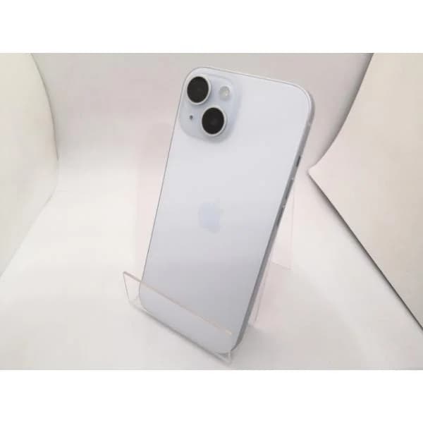 【中古】Apple 楽天モバイル 【SIMフリー】 iPhone 15 256GB ブルー MTMR3J/A【三宮駅前】保証期間１ヶ月【ランクC】
