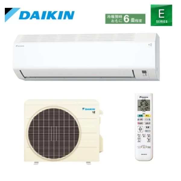ダイキン ルームエアコン 6畳  S226ATES-W 冷暖房 ストリーマ ホワイト Eシリーズ 2026年モデル