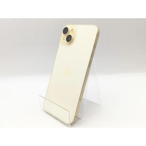 【中古】Apple 楽天モバイル 【SIMフリー】 iPhone 15 Plus 128GB イエロー MU0A3J/A【熊本】保証期間１ヶ月【ランクA】
