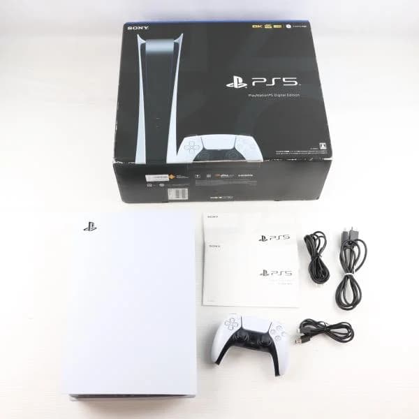 『中古即納』{PS5} (本体) PlayStation 5(プレイステーション5) デジタル・エディション SIE(CFI-1000B01)(20201112)