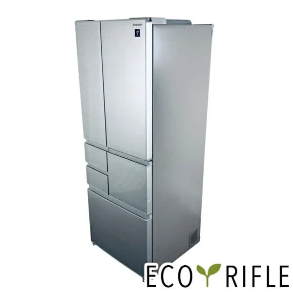 【中古】 【自社配送エリア内限定】 シャープ SHARP 冷蔵庫 2019年製 6ドア 502L グレー ファン式 観音開き SJ-F502E-S ファミリー 大型 500L以上 送料無料 設置無料 地域限定 RANK_B