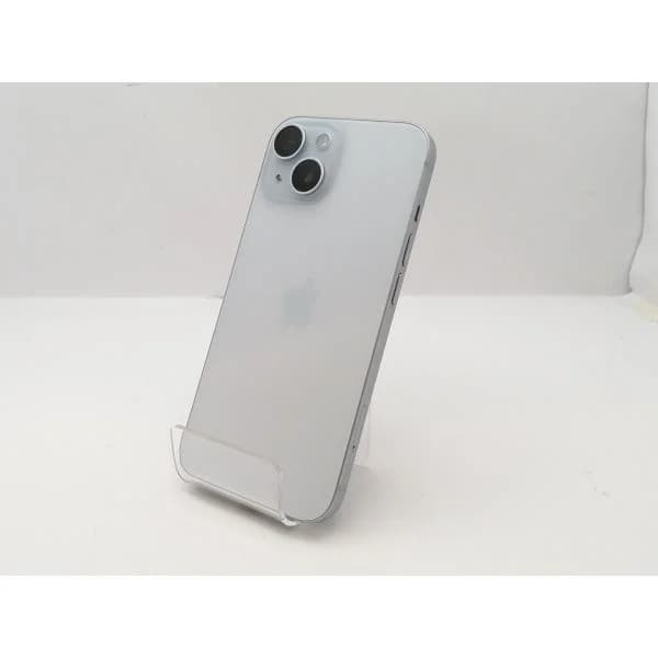 【中古】Apple SoftBank 【SIMフリー】 iPhone 15 256GB ブルー MTMR3J/A【新宿東口】保証期間１ヶ月【ランクC】