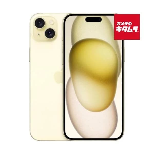【中古：AA(新品同様)】Apple iPhone 15 Plus 512GB イエロー SIMフリー 《納期約１−２週間》