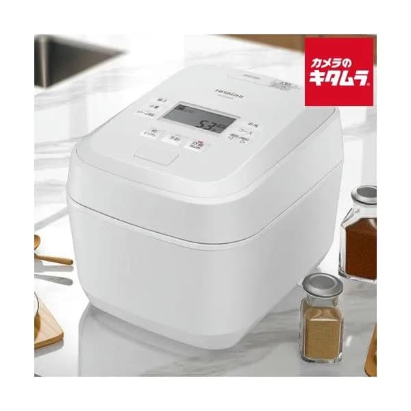 正規販売店 日立 圧力&amp;スチーム IHジャー炊飯器 ふっくら御膳 RZ-V100HM W フロストホワイト [5.5合炊き] HITACHI 新生活 プレゼント ギフト