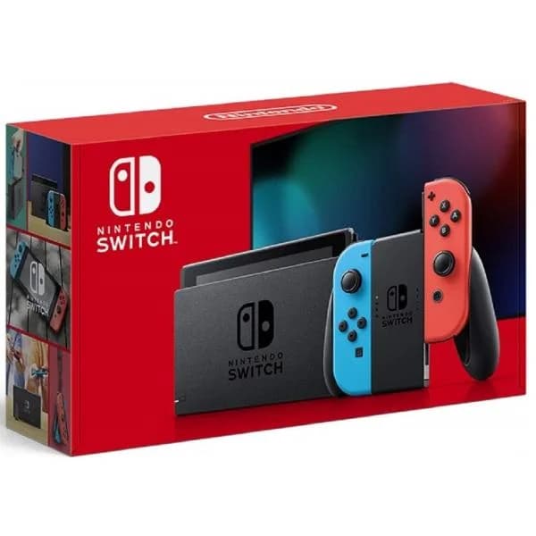 【ジョイコン色ランダム】【送料無料】【中古】Nintendo Switch Joy-Con(L) ネオンブルー/(R) ネオンレッド(バッテリー持続時間が長いモデル)