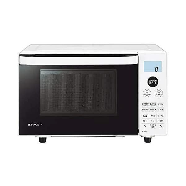 シャープ オーブンレンジ 18L フラット ヘルツフリー 一人暮らし ホワイト RE-SS7A-W