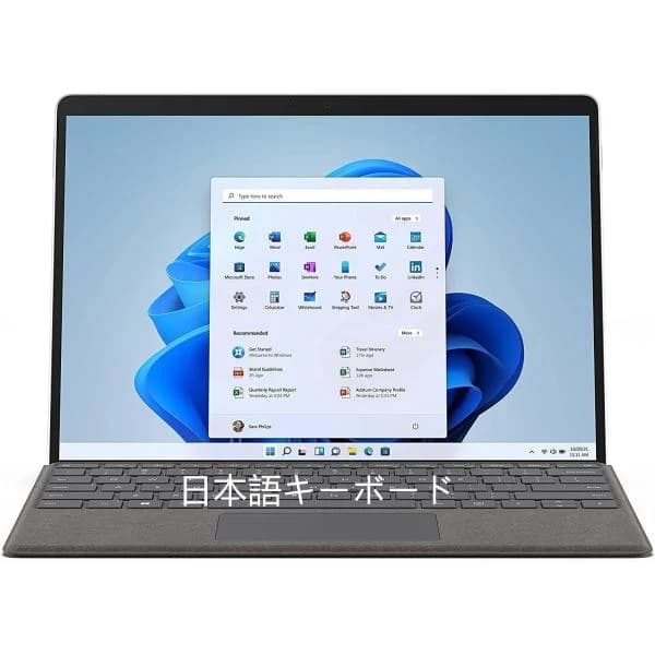 訳あり　Surface Pro7+ 1961 Core i5-1135G7 16GB SSD256GB 　 12.3型 2K　軽量2in1モデル / Windows11Pro /  Office付き　Wi-Fi　Bluetooth　　シルバー