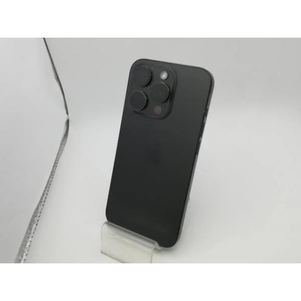 【中古】Apple docomo 【SIMフリー】 iPhone 15 Pro 128GB ブラックチタニウム MTU73J/A【ECセンター】保証期間１ヶ月【ランクC】