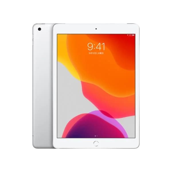 Apple タブレットPC Aランク iPad 10.2インチ 第7世代 Wi-Fi+Cellular 128GB 2019年秋モデル SIMフリー [シルバー] Apple A10 中古品 Aランク