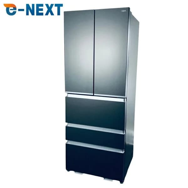 【中古】 【自社配送エリア内限定】 アクア AQUA 冷蔵庫 2024年製 5ドア 501L マットクリアブラック ファン式 観音開き AQR-TXA50P(K) ファミリー 大型 500L以上 送料無料 設置無料 地域限定 埼玉 東京 千葉 神奈川 RANK_B