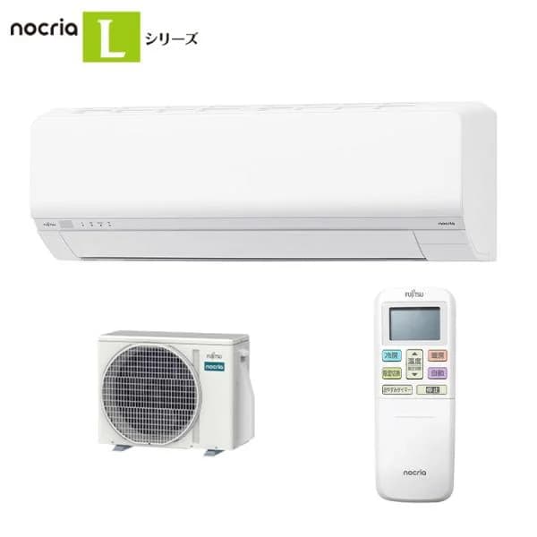 エアコン 6畳用 富士通ゼネラル ノクリア 2.2kW 2025年モデル AS-L225S-W ホワイト クーラー 冷房 暖房 次世代省エネモデル