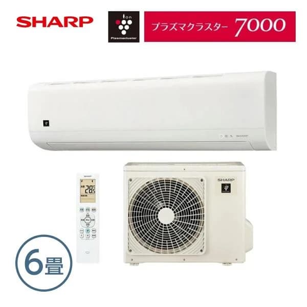 エアコン 6畳 2025年モデル AY-T22DM-W プラズマクラスター シャープ SHARP DMシリーズ 省エネ【法人名必須】