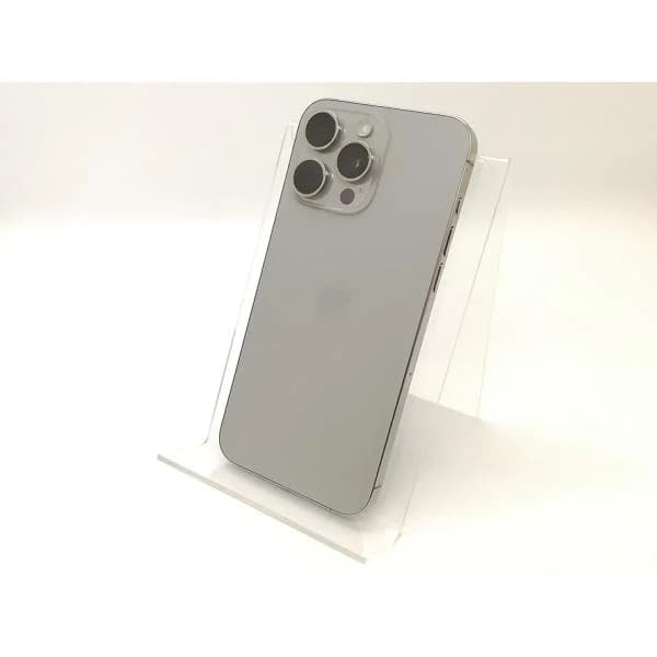 【中古】Apple 国内版 【SIMフリー】 iPhone 15 Pro Max 256GB ナチュラルチタニウム MU6R3J/A【秋葉4号】保証期間１ヶ月【ランクA】