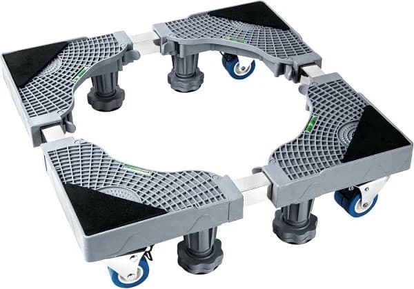 洗濯機 台 キャスター付き 冷蔵庫置き台 かさ上げ 洗濯機台 防水パン 昇降可能 ドラム式洗濯乾燥機 乾燥機付き洗濯機 収納 置き台 移動式 伸縮式 防振ゴム付き (グレー＆ブラック)