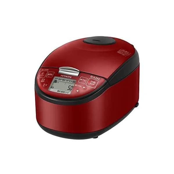 日立(HITACHI) 炊飯器 5.5合 圧力IH RZ-H10EJ R メタリックレッド 日本製 黒厚鉄釜 蒸気セーブ