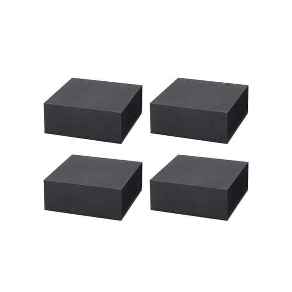 アクア(AQUA) HW-KYAKU-30 吸振機能付き高さ調整脚 ゆれん!ドリー 厚さ30mm 4個ドラム式洗濯機用