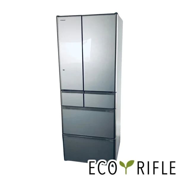 【中古】 【お買い物マラソン 3/20-26★10%OFF&P2倍】 【自社配送エリア内限定】 日立 HITACHI 冷蔵庫 2017年製 6ドア 505L クリスタルシャンパン ファン式 観音開き R-XG5100G(XN) ファミリー 大型 500L以上 送料無料 設置無料 地域限定 RANK_A