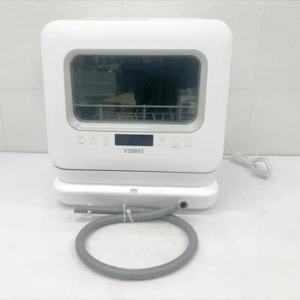 D4810YO ◆0330_14凹 食器洗い乾燥機 食洗機 工事不要 1〜3人用 VIBMI D4P 卓上型 小型 食洗器家電 キッチン【中古】