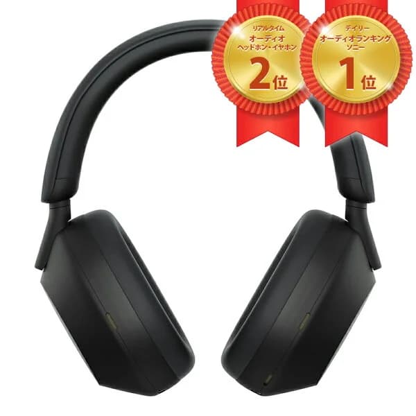 SONY ソニー ワイヤレス ヘッドホン ノイズキャンセリング ハイレゾ WH-1000XM5 BM ブラック お祝い ギフト 【ラッピング対応可】 R-LOGI