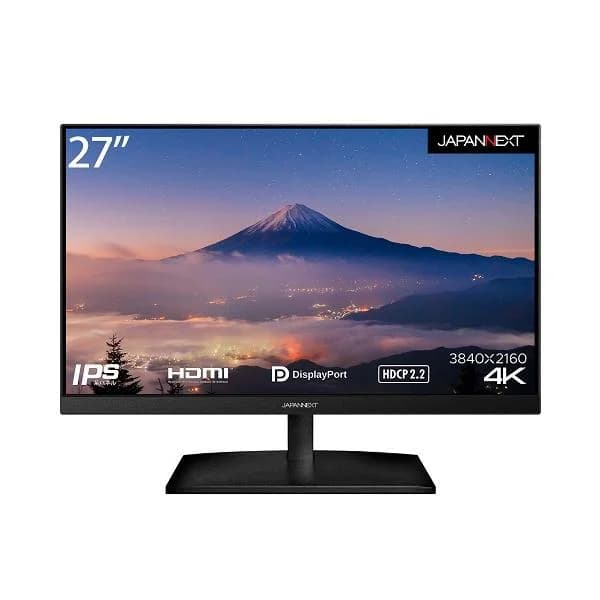 液晶ディスプレイ　JAPANNEXT　JAPANNEXT JN-V27UHD-IPS-D 27インチ 液晶モニター ディスプレイ 4K 3840x2160 IPS DP HDMI
