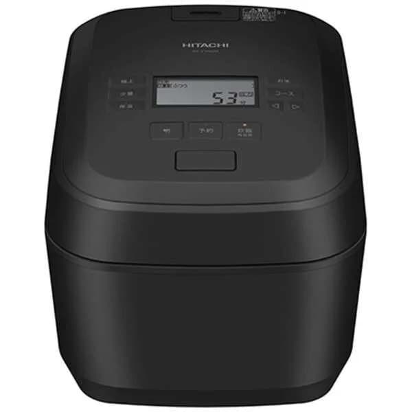 炊飯器 5.5合炊き 日立 ふっくら御膳 IH RZ-V100JM(K) フロストブラック 圧力スチームIH炊飯器 HITACHI 新生活