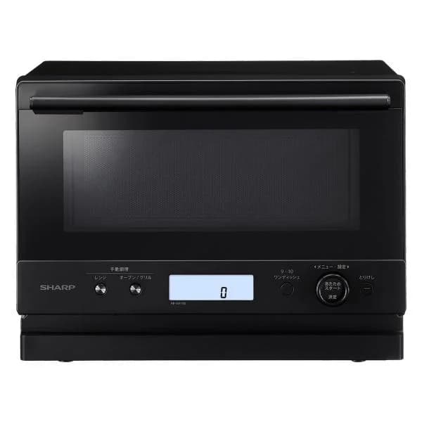 SHARP シャープ オーブンレンジ PLAINLY ブラック 18L 1段調理 ワイドフラット庫内 自動メニュー トースト お菓子作り REWF185 RE-WF186の旧型番 RE-WF185-B