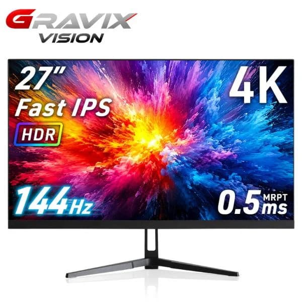 本日+5% ゲーミングモニター 27インチ ゲーム モニター 144Hz ディスプレイ 4K PCモニター パソコン PC ゲーム部屋 高速応答 ゲームモニター ブラック