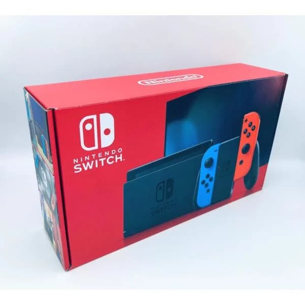 中古 【新モデル】Nintendo Switch 本体【Joy-Con(L) ネオンブルー/(R) ネオンレッド】 任天堂