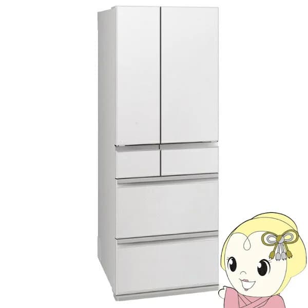 【在庫限り】【3/18限定ダイヤモンド会員はエントリーで当店全品最大P8倍】冷蔵庫 三菱電機 【標準設置費込】 602L 6ドア フレンチドア(観音開き) 大容量 幅68.5cm グランドリネンホワイト MR-MZ60M-W 切れちゃう瞬冷凍【KK9N0D18P】