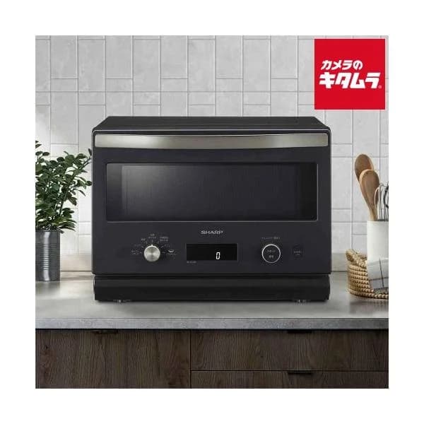 シャープ オーブン RE-SD18B-B ブラック系 1段調理 18Ｌ 新生活 ヘルツフリー コンビニ 弁当 温め 冷凍食品