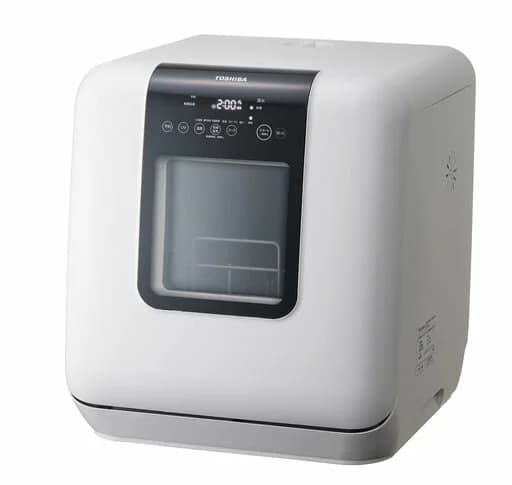 TOSHIBA(東芝)食洗機DWS-33A工事不要食器洗い乾燥機1-3人用ヒーター式乾燥UV除菌節水コンパクト卓上高温水洗浄ホワイト