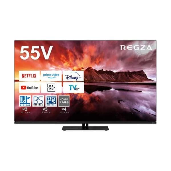 液晶テレビ TVS REGZA 4K 有機EL REGZA 55X8900N [新4K・地上・BS・110度CS有機ELテレビ 55V型]