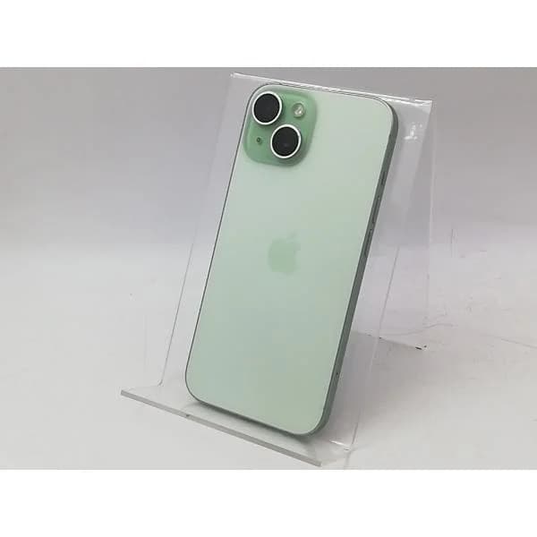 【中古】Apple 国内版 【SIMフリー】 iPhone 15 128GB グリーン MTMM3J/A【大宮東口】保証期間１ヶ月【ランクC】