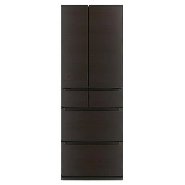 冷蔵庫 500L以上 三菱 547L 6ドア フレンチドア 観音開き 大容量 大型 二人暮らし MITSUBISHI 三菱冷蔵庫 ロイヤルウッド JWシリーズ MR-JW55M-M