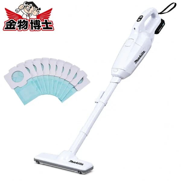 マキタ 充電式クリーナー CL107FDSHW 10.8V バッテリー・充電器付 軽量コードレス掃除機 紙パック式 紙パック10枚付