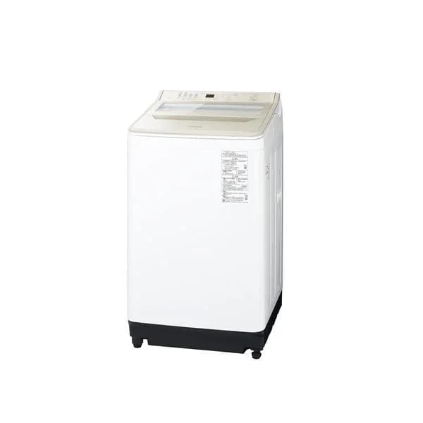 パナソニック 全自動洗濯機 洗濯：10.0kg 簡易乾燥 幅59.9cm スゴ落ち泡洗浄 パワフル立体水流 AIエコナビ NA-FA10H5-N ベージュ系