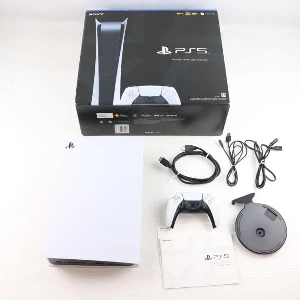 『中古即納』{PS5} (本体) PlayStation 5(プレイステーション5) デジタル・エディション SIE(CFI-1100B01)(20210720)